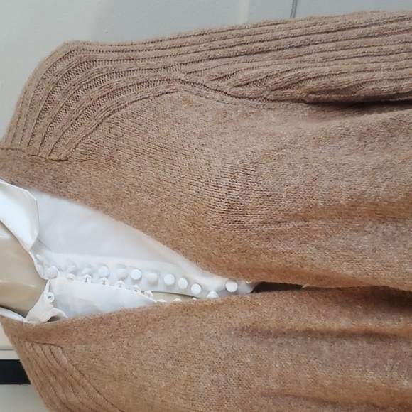 Christian Siriano open front long line soft knot cardigan seeater size 1X - Picture 2 of 9